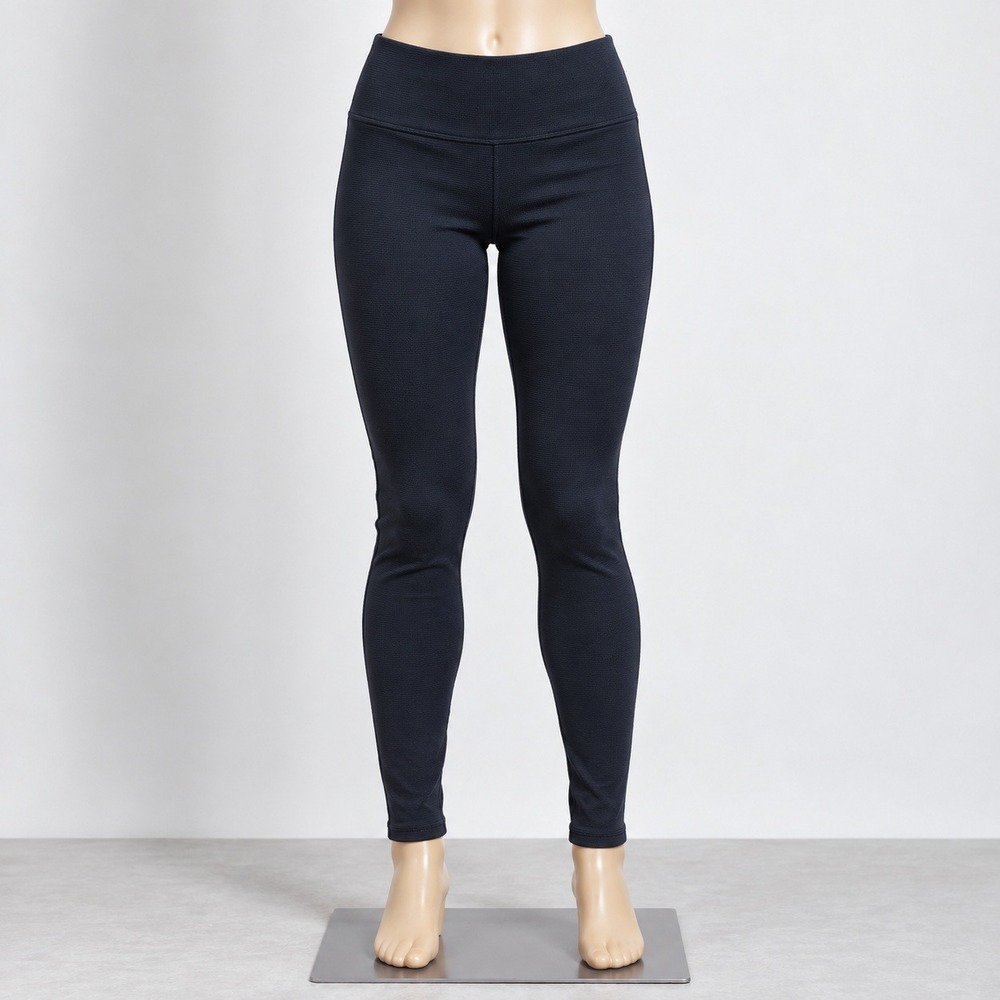 Alo Yoga High-Waist Alosoft Leggings Black Textured Activewear Womens Large